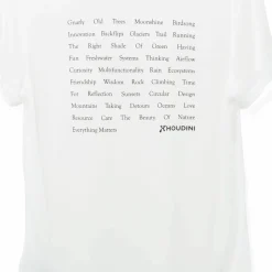 Houdini Women's Tree Message Tee Powderday White/Em Manifesto