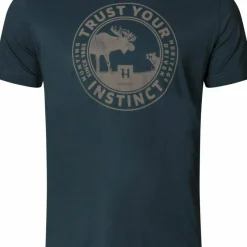 Härkila Men's Härkila Moose T-Shirt Dark Navy