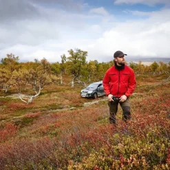 Härkila Men's Kamko Fleece Brown/Red