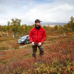 Härkila Men's Kamko Fleece Brown/Red