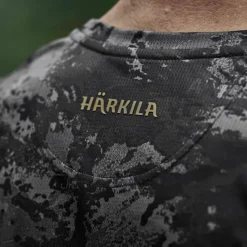 Härkila Men's Noctyx Camo Short Sleeved T-Shirt Axis MSP®Black/Black