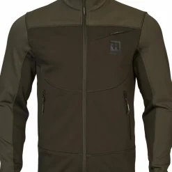 Härkila Men's Olaf Fleece Jacket Shadow Brown/forest Night