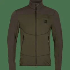 Härkila Men's Olaf Fleece Jacket Willow Green/Shadow Grey