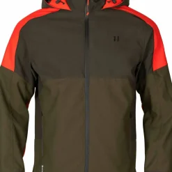 Härkila Men's Pro Hunter Dog Keeper GORE-TEX Jacket Willow Green/Orange