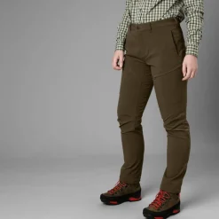 Härkila Women's Retrieve Light Pants Dark Warm Olive