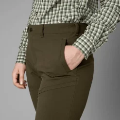 Härkila Women's Retrieve Light Pants Dark Warm Olive