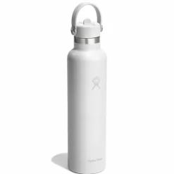 Hydro Flask 621ml Standard Flex Straw Cap White