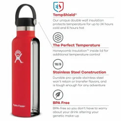 Hydro Flask Standard Mouth Flex 532 ml Carnation