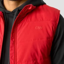 ICANIWILL Men's Training Club Vest Red