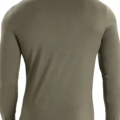 Icebreaker Men's 200 Oasis Long Sleeve Half Zip Loden
