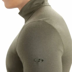 Icebreaker Men's 200 Oasis Long Sleeve Half Zip Loden