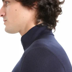 Icebreaker Men's 260 Tech Longsleeve Half Zip Midnight Navy