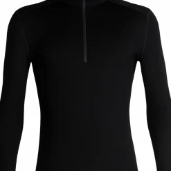 Icebreaker Men's 260 Tech Longsleeve Half Zip Black
