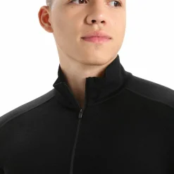 Icebreaker Men's 260 Tech Longsleeve Half Zip Black