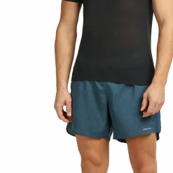 Icebreaker Men's Merino 75 Cool-Lite Featherlight Shortsleeve Crewe Black