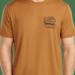 Icebreaker Men's Merino 150 Tech Lite Ss Tee Evolving Layers Trail