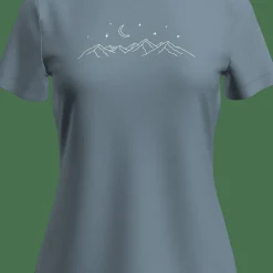 Icebreaker Women Merino 150 Tech Lite Ss Tee Sparkling Stars Flint Blue