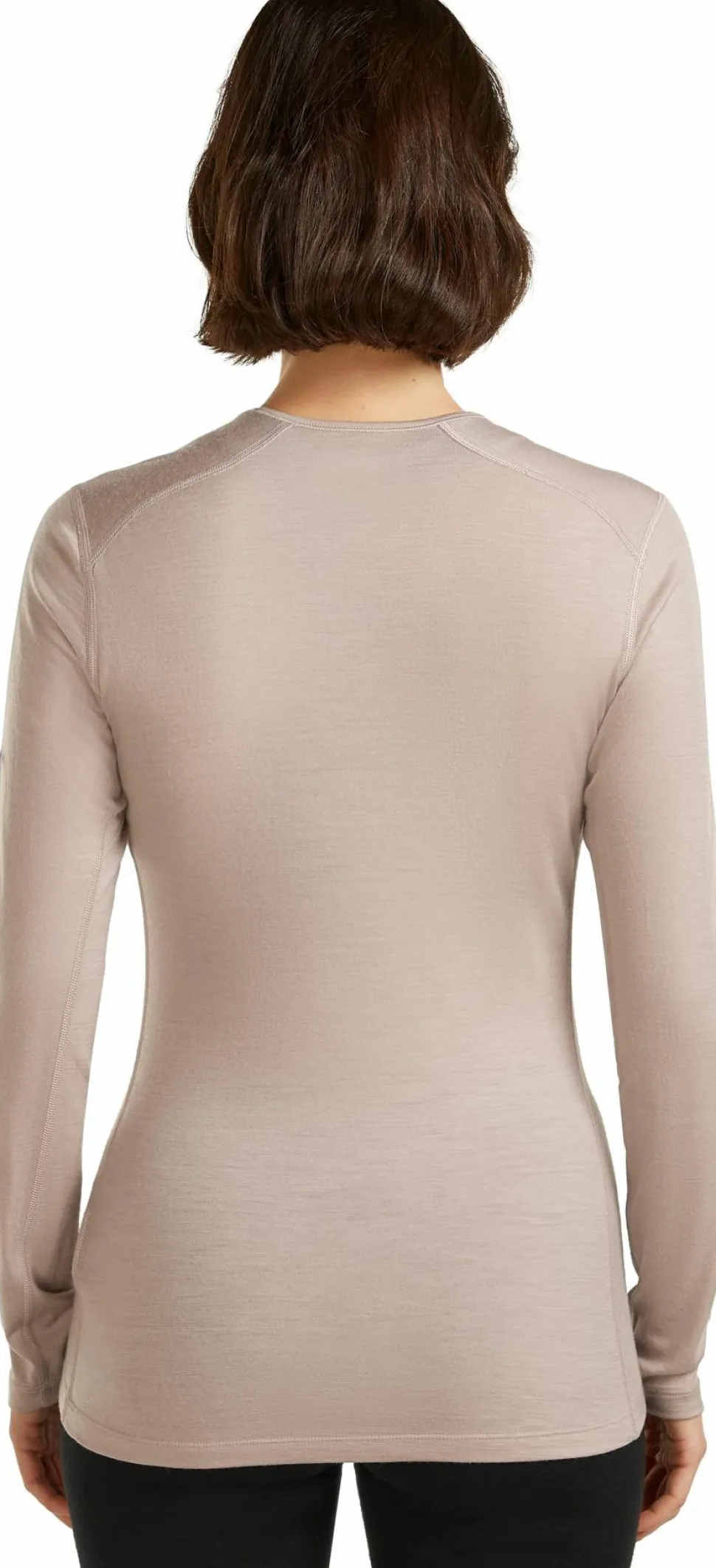 Icebreaker Women's 200 Oasis Long Sleeve Crewe Pink Quartz
