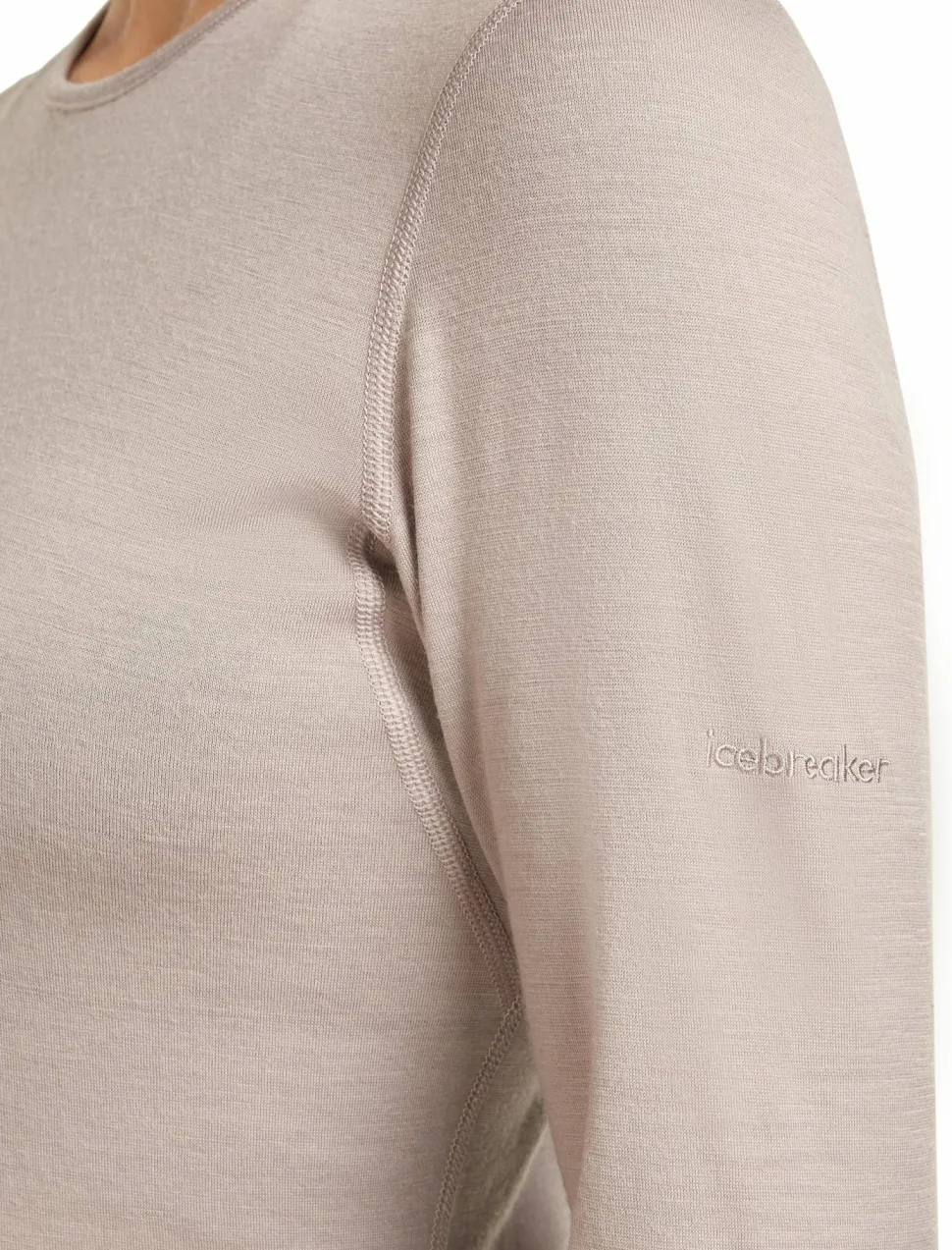 Icebreaker Women's 200 Oasis Long Sleeve Crewe Pink Quartz