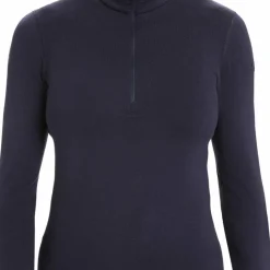 Icebreaker Women's 260 Tech Longsleeve Half Zip Midnight Navy