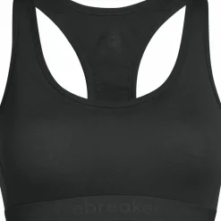 Icebreaker Women's Merino 125 Zoneknit Racerback Bra Black