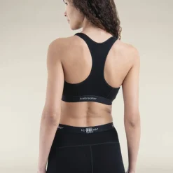 Icebreaker Women's Merino 125 Zoneknit Racerback Bra Black