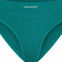 Icebreaker Women's Merino Rib Lotus Hipster Tidal Teal