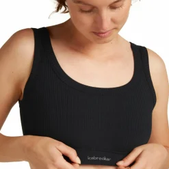 Icebreaker Women's Merino Rib Lotus Bra Black