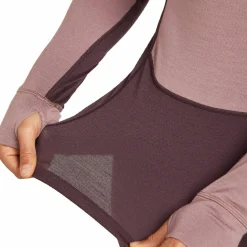 Icebreaker Women's Merino 260 ZoneKnit Long Sleeve Half Zip Java/Summit