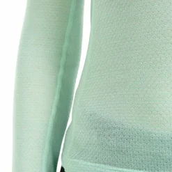 Icebreaker Women's Merino 75 Cool-Lite Featherlight Longleeve Crewe Mint