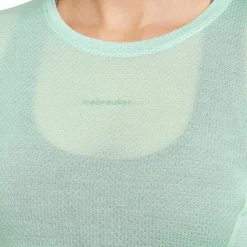 Icebreaker Women's Merino 75 Cool-Lite Featherlight Longleeve Crewe Mint