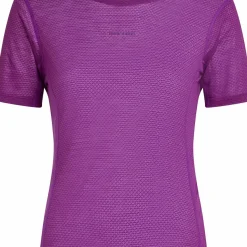Icebreaker Women's Merino 75 Cool-Lite Featherlight Shortsleeve Crewe Passion