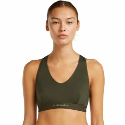 Icebreaker Women's Merino 125 Cool-Lite Sprite Racerback Bra Dk Loden