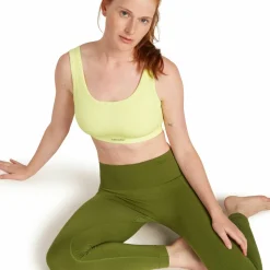 Icebreaker Women's Merino Rib Lotus Bra Citrine