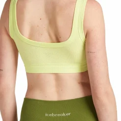 Icebreaker Women's Merino Rib Lotus Bra Citrine