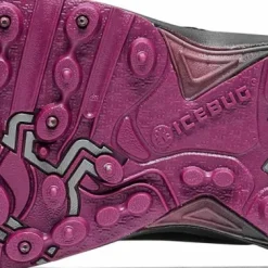 Icebug Women's Pace3 BUGrip GORE-TEX Black/Darkhibiscus