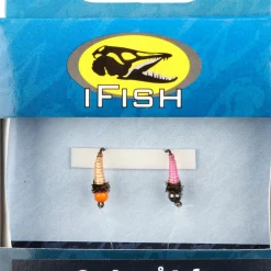 iFish Grubs On Leader One Color