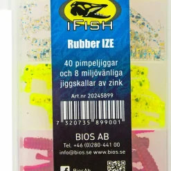 iFish Rubber Ize Pimple Jigs 40-P Mixed