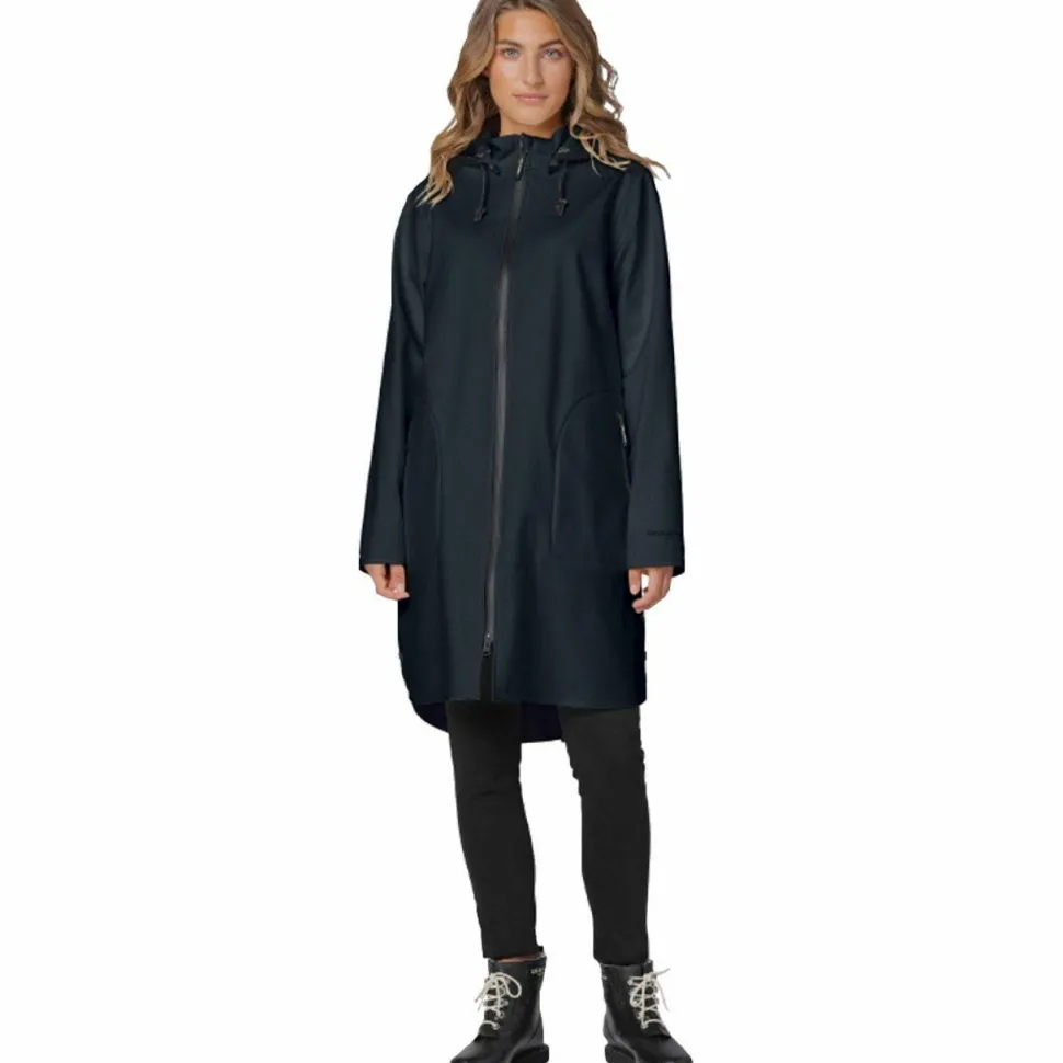 Ilse Jacobsen Women's Raincoat 128 Black