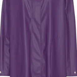 Ilse Jacobsen Women's Raincoat Detachable Hood Purple Rain
