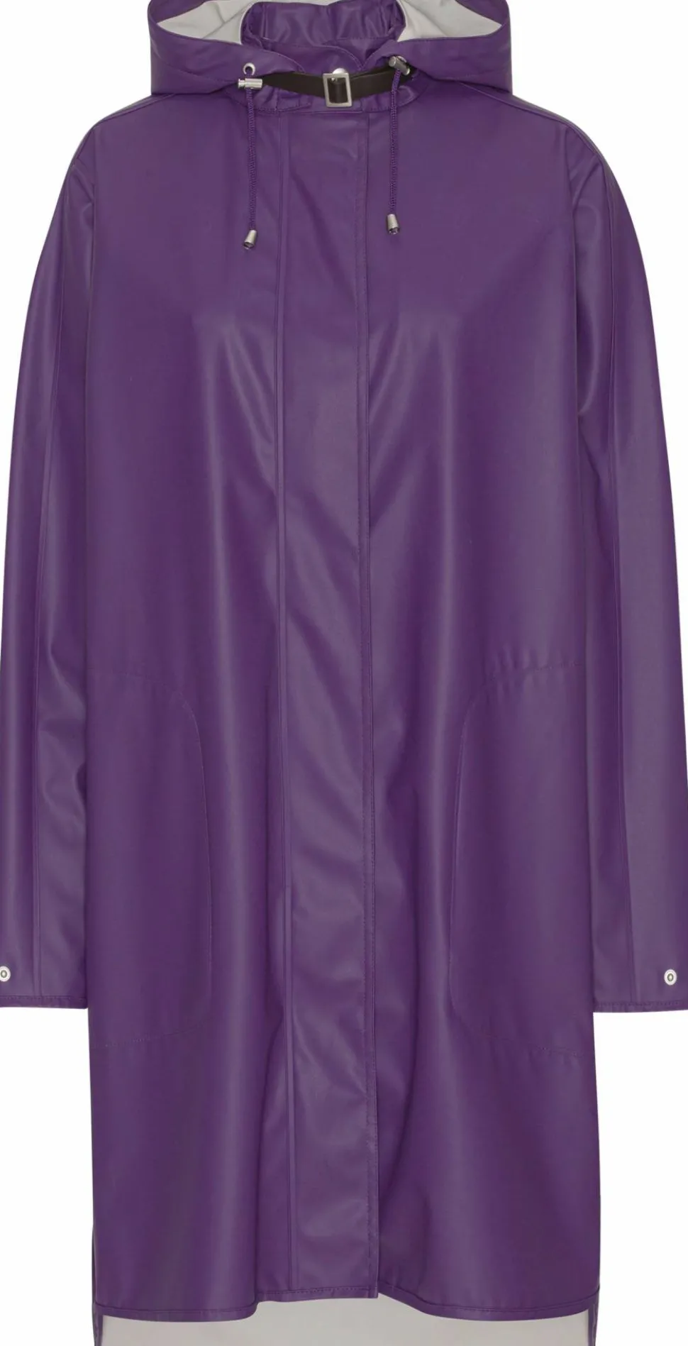 Ilse Jacobsen Women's Raincoat Detachable Hood Purple Rain