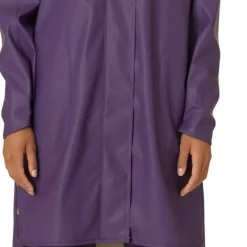 Ilse Jacobsen Women's Raincoat Detachable Hood Purple Rain