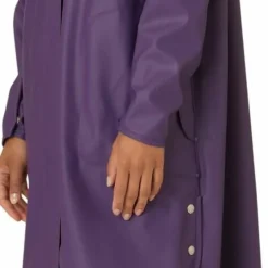 Ilse Jacobsen Women's Raincoat Detachable Hood Purple Rain