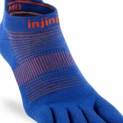 Injinji Men's Run Lightweight No-Show Sapphire
