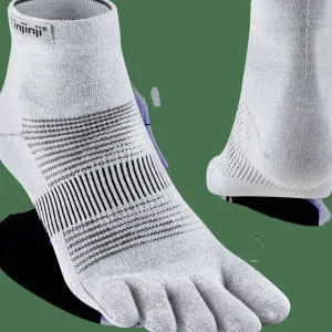 Injinji Men's Run Lightweight Mini-Crew Grey