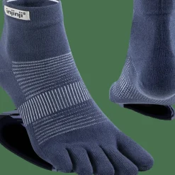 Injinji Men's Run Lightweight Mini-Crew Navy