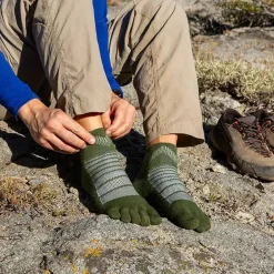 Injinji Outdoor Midweight Mini-Crew Wool Forest