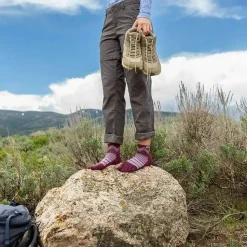 Injinji Outdoor Midweight Mini-Crew Wool Garnet