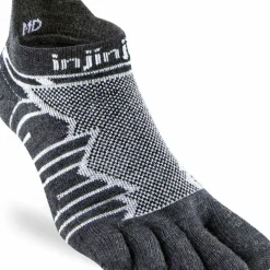 Injinji Ultra Run No-Show Wool Slate