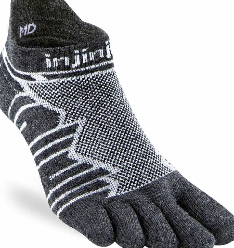 Injinji Ultra Run No-Show Wool Slate